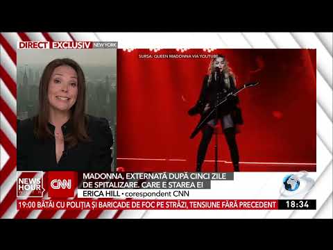 Madonna a fost externată din spital. Care este starea artistei