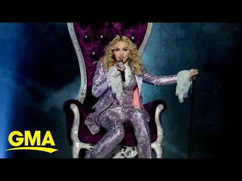 Madonna speaks out after hospitalization l GMA