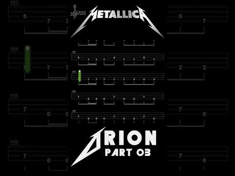 Metallica Orion Bass Line Part 03 By  @ChamisBass  #chamisbass #basstabs #metalica