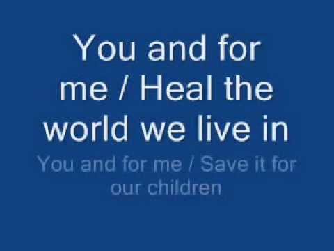 michael jackson – heal the world lyrics