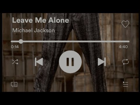 Michael Jackson – Leave Me Alone (Sped Up)
