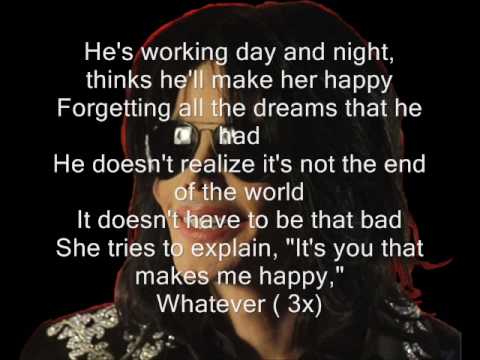 michael Jackson whatever happens – lyrics