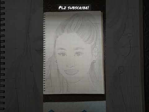 Outline of ariana grande✨#arianagrande #drawing #art #youtubeshorts #shorts