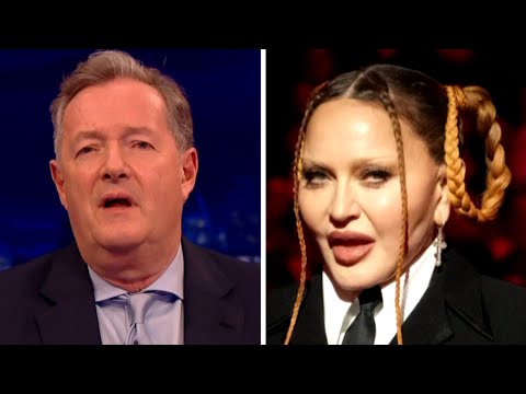 Piers Morgan Reacts To Madonna's "Terrifying" Grammys Look