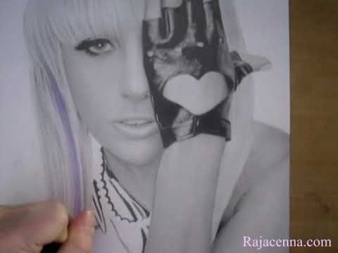 Rajacenna drawing Lady Gaga