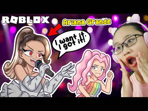 Roblox | Escape Ariana Grande's Concert Obby – I met Ariana Grande???