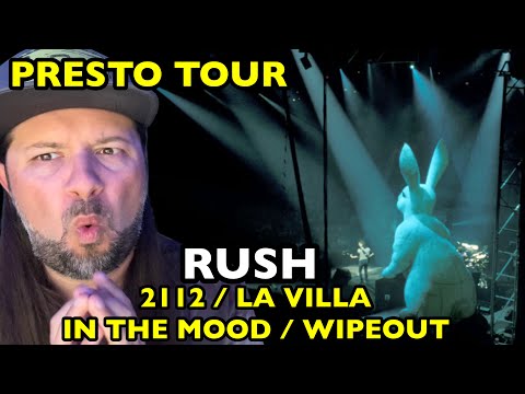RUSH 2112 / La Villa Strangiato / In The Mood / Wipeout PRESTO TOUR | REACTION