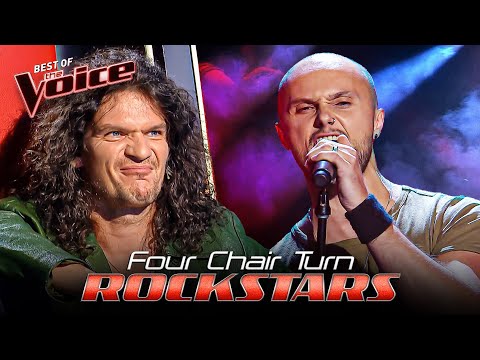 Sensational ROCKSTARS turn ALL CHAIRS on The Voice | Top 10