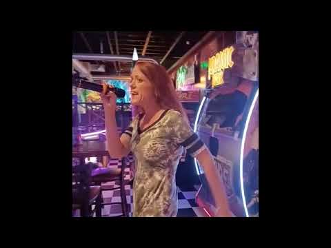 She-Shed Karaoke On Location at an Actual Karaoke Bar!  Def Leppard-"Animal"
