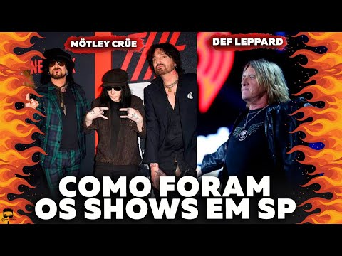 Shows do Def Leppard e Mötley Crüe em São Paulo