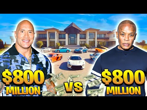 THE ROCK vs DR. DRE – Millionaire Lifestyle War