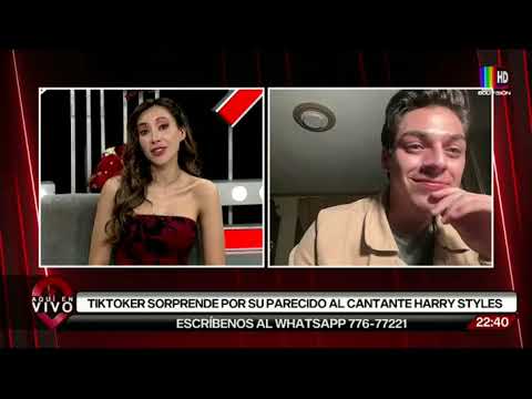 Tiktoker boliviano sorprende por su parecido al cantante Harry Styles