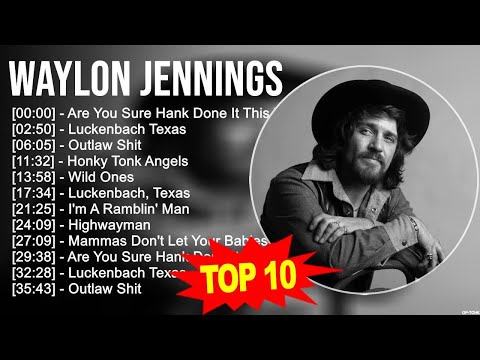 W a y l o n J e n n i n g s Greatest Hits 🍃 80s 90s Country Music 🍃 200 Artists of All Time