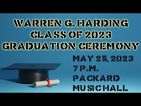 Warren G. Harding High School 2023 Graduation Ceremony