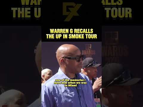 Warren G Remembers Up In Smoke Tour With Dr. Dre, Eminem & More
