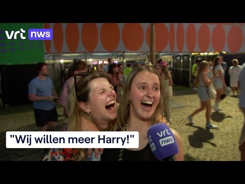 "Wij willen meer Harry!", Fans van Harry Styles zetten voor onze camera het feestje gewoon verder
