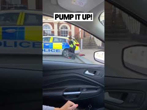 Police officer loving Pump It Up by Endor 🕺💃 #house #music #dancemusic #housemusicalllifelong