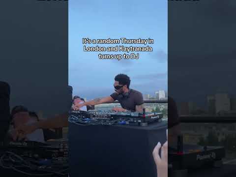 Imagine if KAYTRANADA just rocked up to your after-work drinks 🤯  #housemusic #electronicmusic