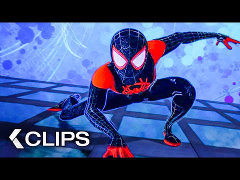 Spider-Man: Into The Spider-Verse – 10 Minutes Action Scenes Compilation 🔥