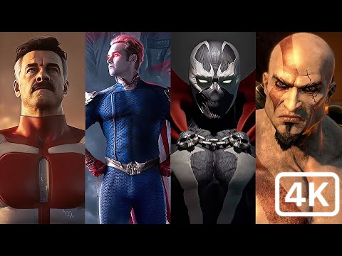 MORTAL KOMBAT All Guest Crossover MK1 (2023) Kratos, Homelander, Omni-Man, Peacemaker, Spawn, Rambo