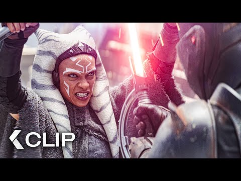 Ahsoka vs. Imperial Droids Fight Scene – Star Wars: Ahsoka (2023)