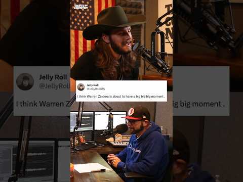 When Jelly Roll says you’re the REAL DEAL! Warren Zieders reaction