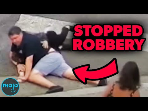 Top 10 Real Life Heroes Caught on Security Camera
