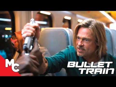 Bullet Train | Full Quiet Car Fight Scene | Brad Pitt