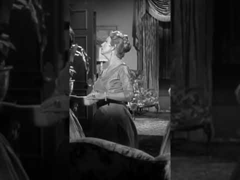 Thrilling Scene from “The Bat” Classic Movie: Group of Ladies Find a Body Behind Secret Doors