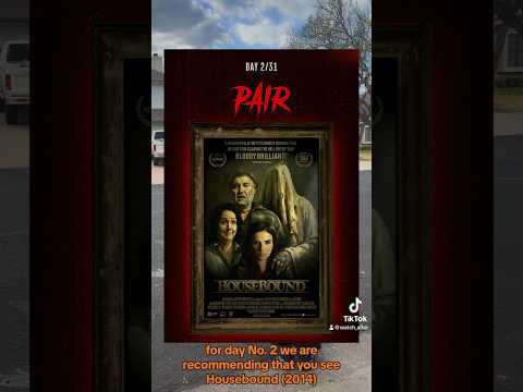 Day No. 2 of our 31 Days of #Halloween! Today we recommend you watch #Housebound with #Leech. 👻🩸💀