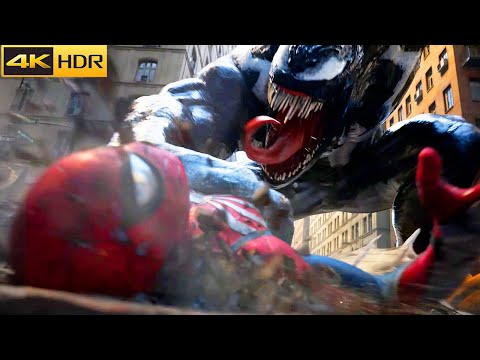 SPIDER-MAN 2 All Cinematic Story Cutscenes & New Gameplay (PS5) 2023 [4K Ultra HDR]