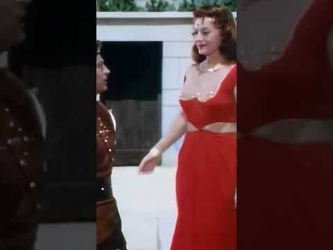 Meet your future Queen Jezebel 🎬 Sins of Jezebel (1953) #PauletteGoddard #moviescene
