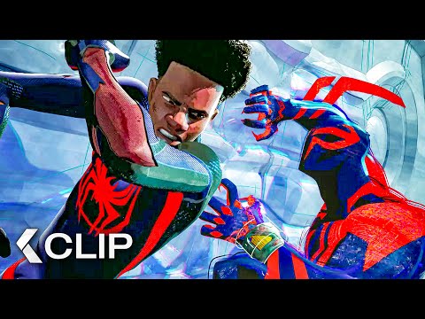 Miles vs. Spider-Man 2099 Epic Fight Scene – Spider-Man: Across The Spider-Verse (2023)