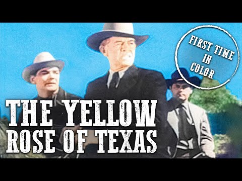 The Yellow Rose of Texas | COLORIZED | Roy Rogers | Free Western Movie | Cowboys