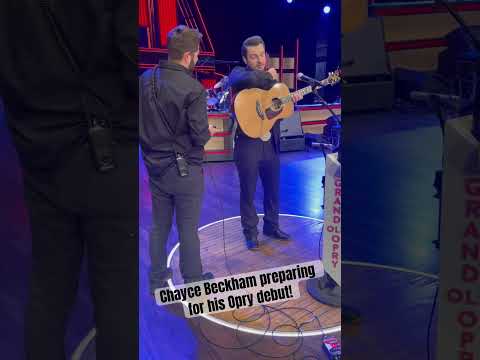Chayce Beckham Opry debut Soundcheck!