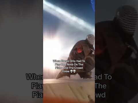 He played runaway and ran away😂 #ye #shorts