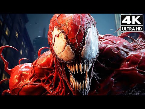 Spider-Man 2 All Carnage Scenes (2023) Spider-Man 3 Villains Symbiote Carnage 4K Ultra HDR