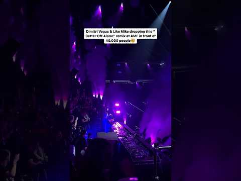 Dimitri Vegas & Like Mike dropping this ”Better Off Alone” remix at AMF in front of 40.000 people🤯