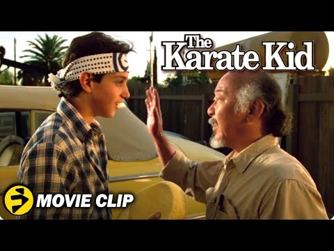 THE KARATE KID | Wax on, Wax Off | Extended Scene | Ralph Macchio, Pat Morita
