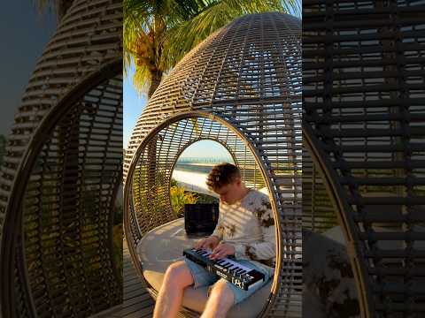 A peaceful moment in Bali with @NilsHoffmannMusic and his new single 🌴 #Anjunadeep #Shorts