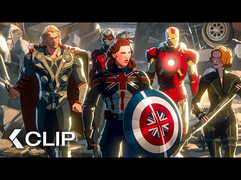 Captain Carter’s Avengers Team Up Scene – WHAT IF…? Season 2 (2023)