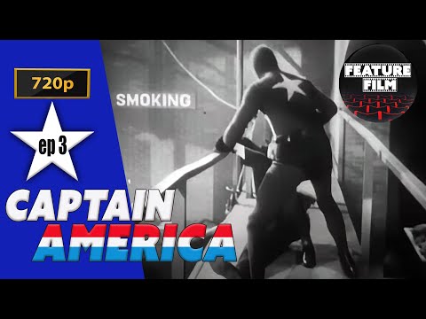 CAPTAIN AMERICA SERIAL Chapter 3 | 720p SUPERHERO movie | CLASSIC MOVIES | Marvel Comics character