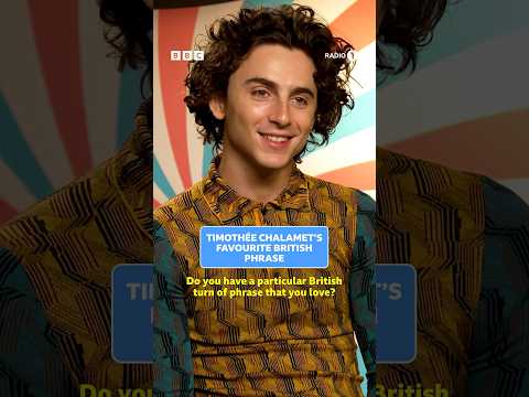 what’s timothée chalamet’s favourite bri’ish phrase?👀 #timotheechalamet #wonka #willywonka #british
