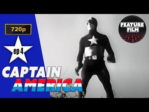 CAPTAIN AMERICA SERIAL Chapter 4 | 720p SUPERHERO movie | CLASSIC MOVIES | Marvel Comics character
