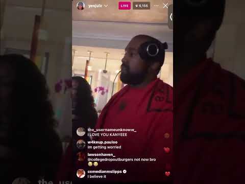 Kanye claims North had to rip up the couches at Kim’s house just to see her father