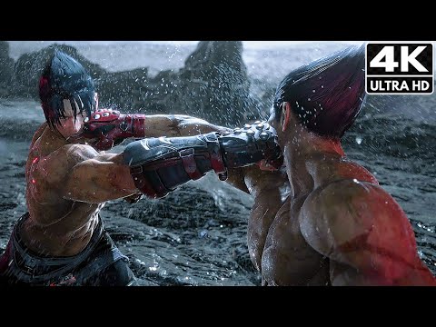TEKKEN 8 – Jin Vs Kazuya All Fighting Scenes (4K Ultra HDR) 2024