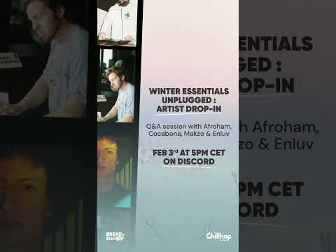 🎶 Join us for the Winter Essentials Unplugged: Artist Drop-In next Saturday Feb 3rd, 5PM CET! ❄️✨