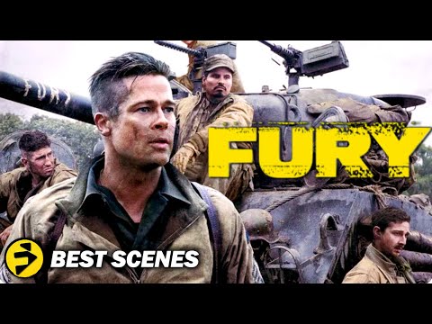FURY (2014) | Best Scenes Part 1 | Brad Pitt | Action War Drama