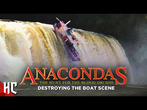 Anacondas: The Hunt For The Blood Orchid Clip: Losing the Boat Scene | Horror Central