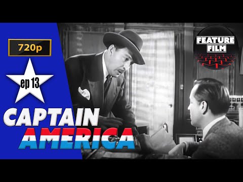 CAPTAIN AMERICA SERIAL Chapter 13 | SUPERHERO movie | CLASSIC MOVIES | Marvel Comics character